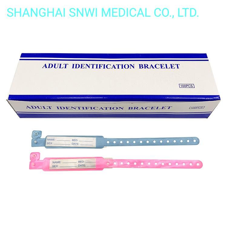 ID Wristband for Medical PVC Baby Child Identification Bracelet with Card Insert