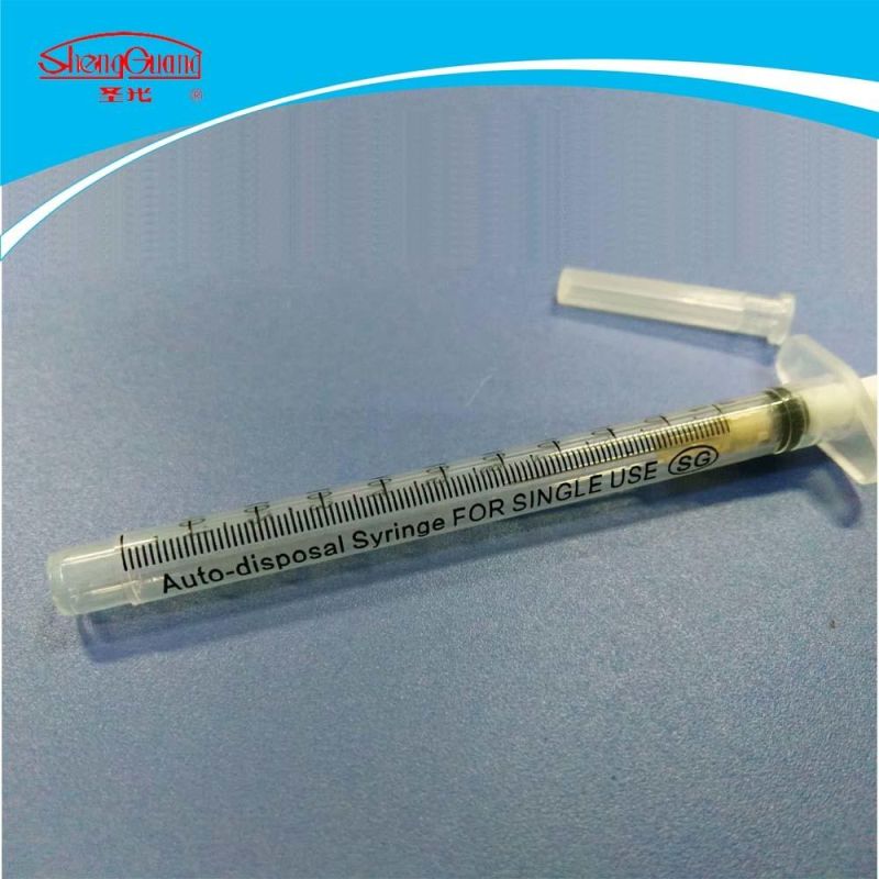 1ml Sell Self-Destructive Automatic Disposable Syringe