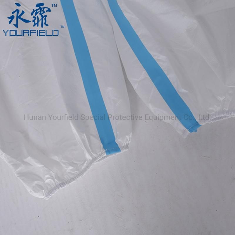 Yourfield ICU Disposalbe Emergency Medical Garment (SS Non-woven PE Film, 65GSM) GB 19082-2009 Clothing