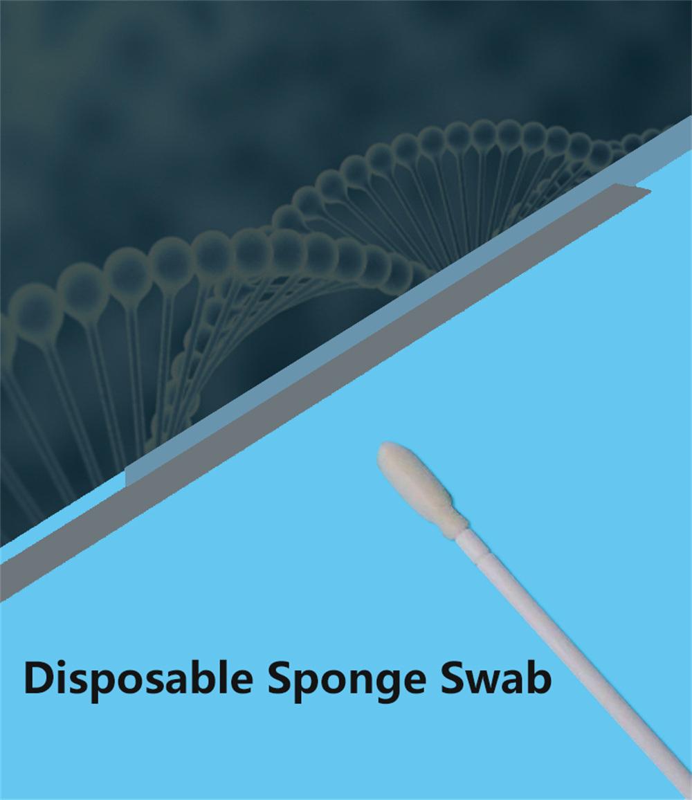 Medical Disposable Sterile 102mm Specimen Collection Throat Oral Foam Sponge Swab Sponge Stick