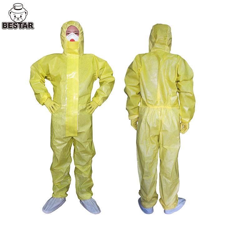 Super Durable CE Certified Type 3456 Chemical Coverall