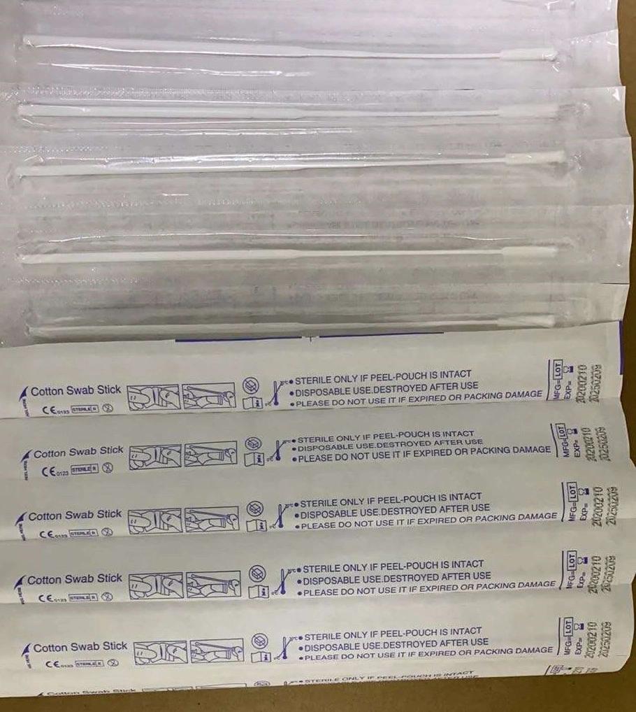 Wholesale Disposable Nasal Swab Nylon Flocked Swab for Virus Collection with CE/FDA Certificate