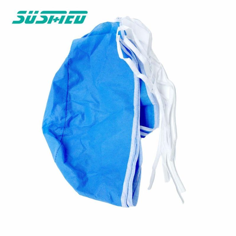 Disposable PP Non Woven Strip Clip Cap Bouffant Head Cover