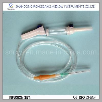 Disposable Medical Infusion Set with Lure Slip or Lure Lock