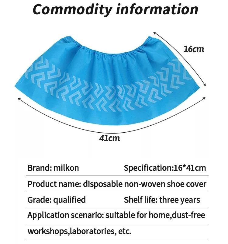 Non-Skid Non-Slip Boot Cover with EVA Sole SMS Waterproof Disposable Shoe Covers Overshoes