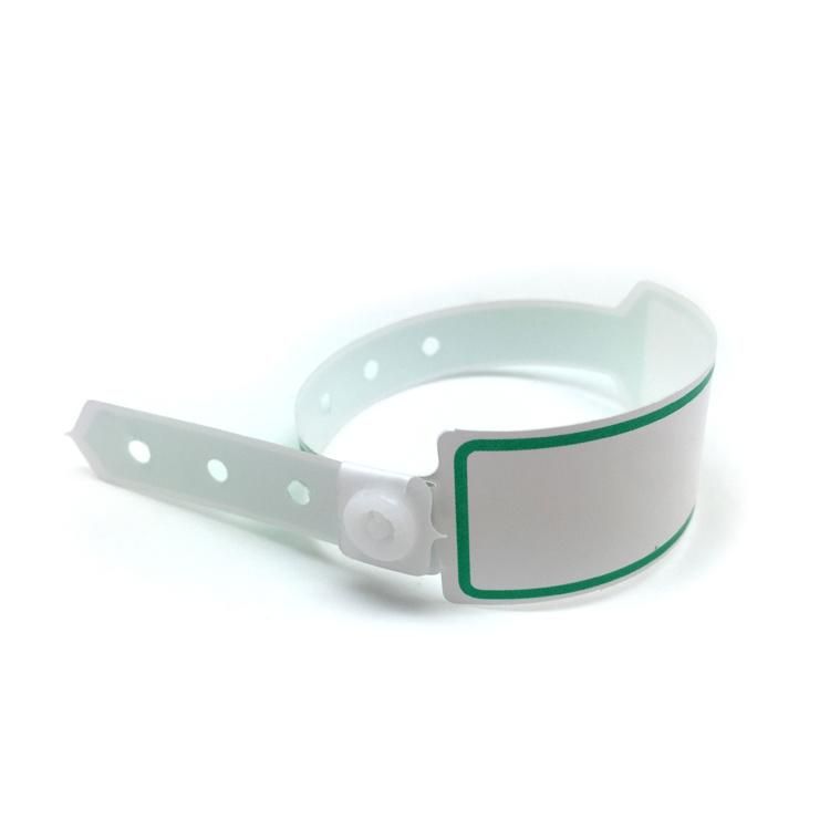 Waterproof Custom One Time Use Plastic Medical ID Band for Hospital