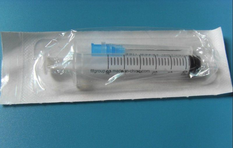 Hot Selling Disposable 3-Part Syringe with Needle