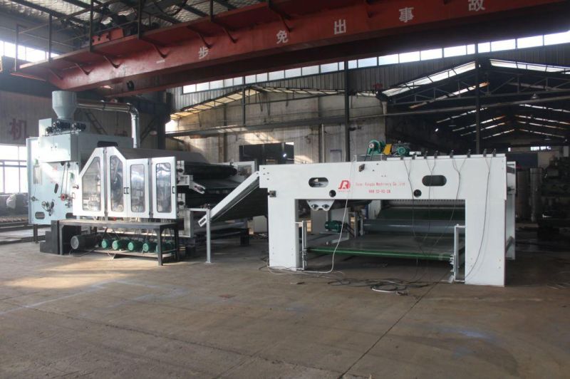 Middle Speed Needle Punching Machine with Cross Lapper for Nonwoven Product