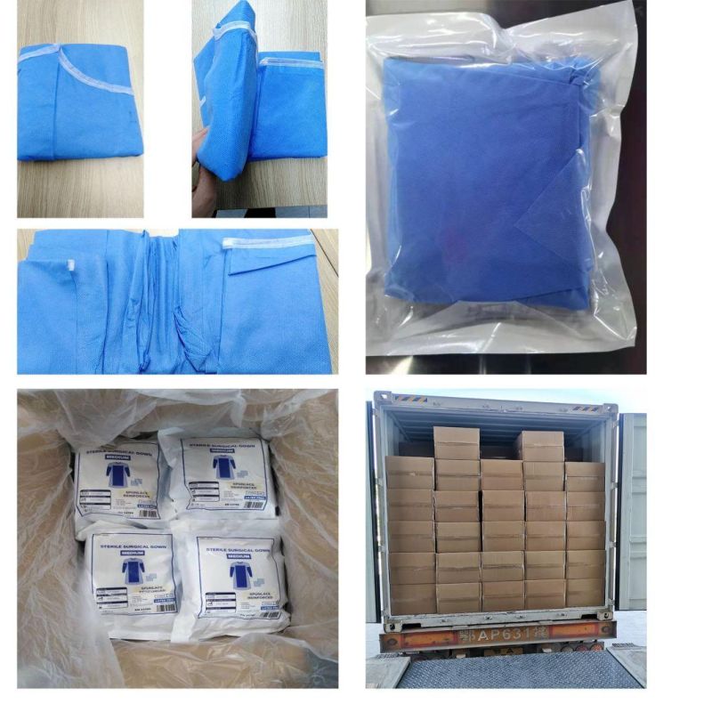 Disposable Non-Woven Reinforced Surgical Gowns