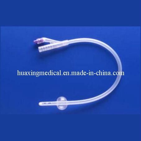 Disposable 100% Silicon Foley Catheter