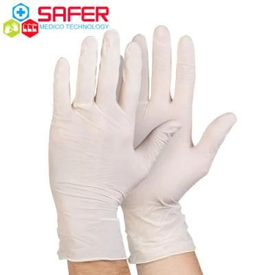 Latex Powder Examination Glove Disposable Gloves 9 Inch