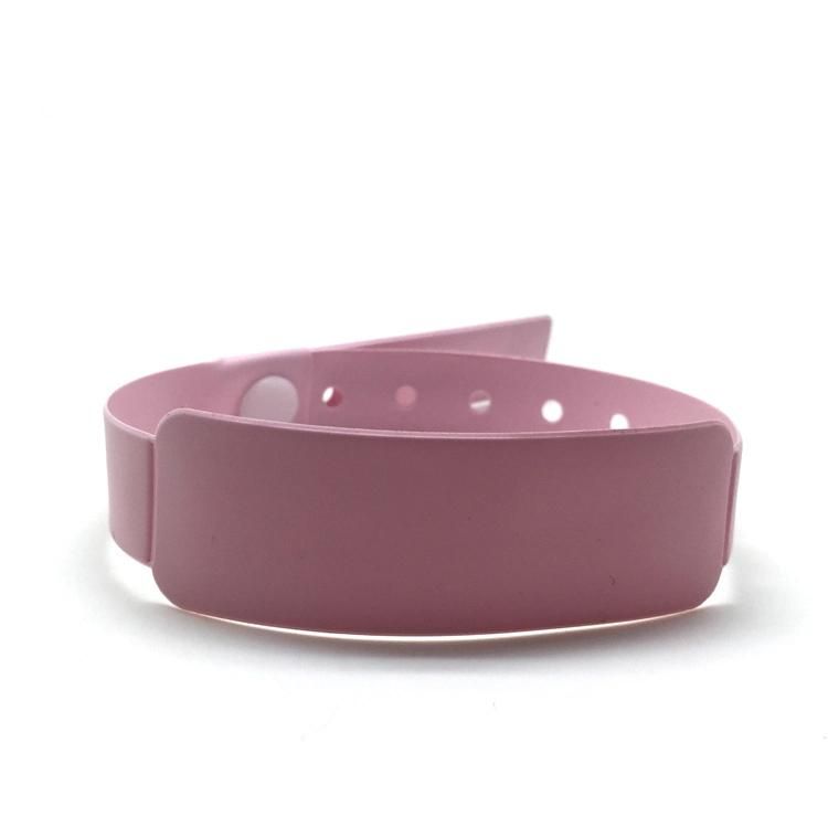 One off Use Face Wide PVC Material Wrist Band for Events