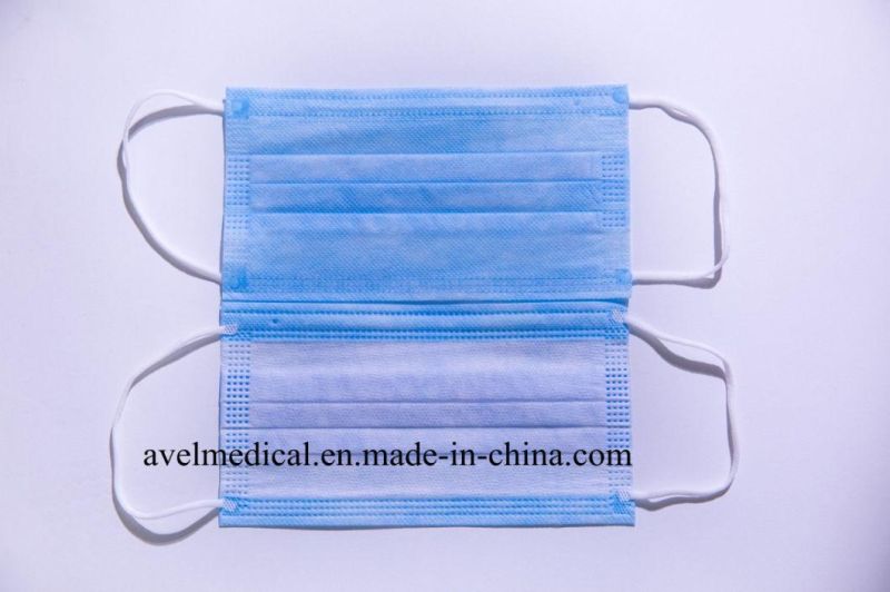 Melt-Blown Fabric 3 Layers Pm2.5 Dust Protective Mask Foldable Safety Disposable Respirator Face Mask