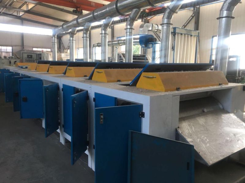 Garment Recycling Line Fabric Cotton Yarn Cloth Waste Recycling Machine with Higher Capacity