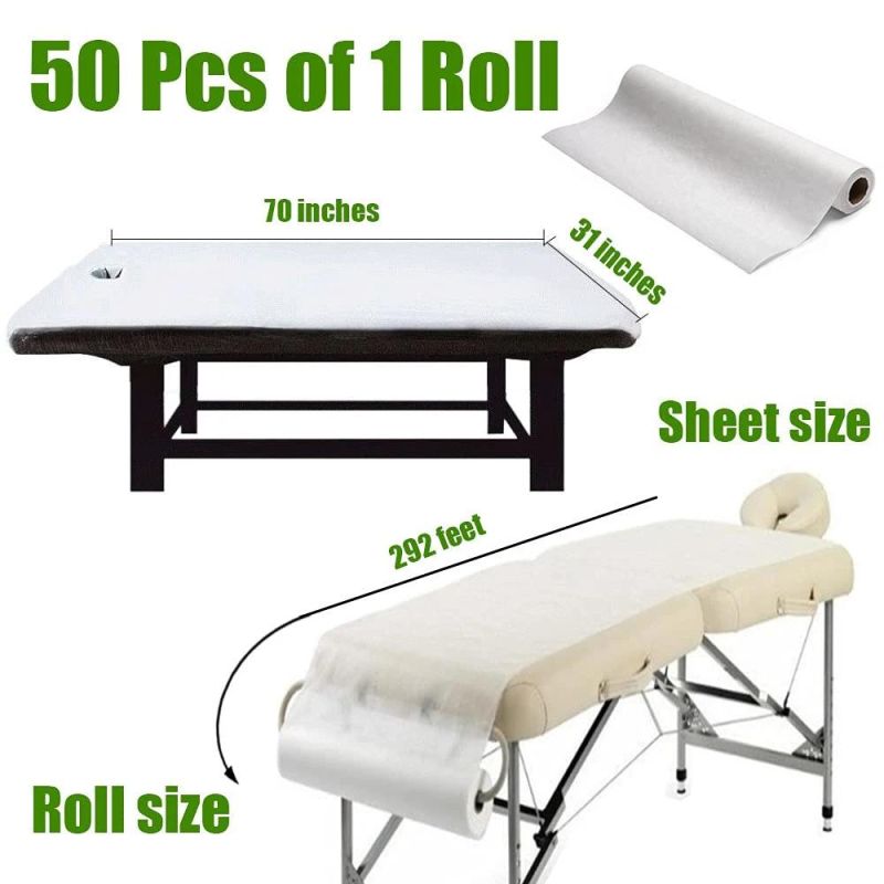 Hot Sale Durable Portable Consumables SPA Non Woven Disposable Bed Sheet Roll