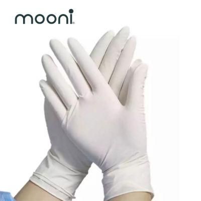 General Medical Supplies Powder Free Non Sterile Latex Disposable Medical Examination Gloves