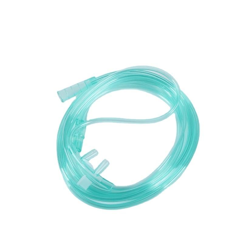 Disposable Medical Standard Length 2.1m PVC Nasal Oxygen Cannula