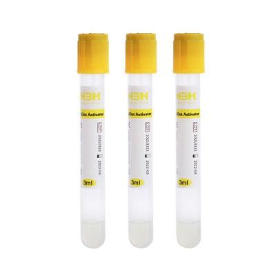 New Product Pet Glass Medical Sterile Gel &amp; Clot Activator Tube in Medical Examination