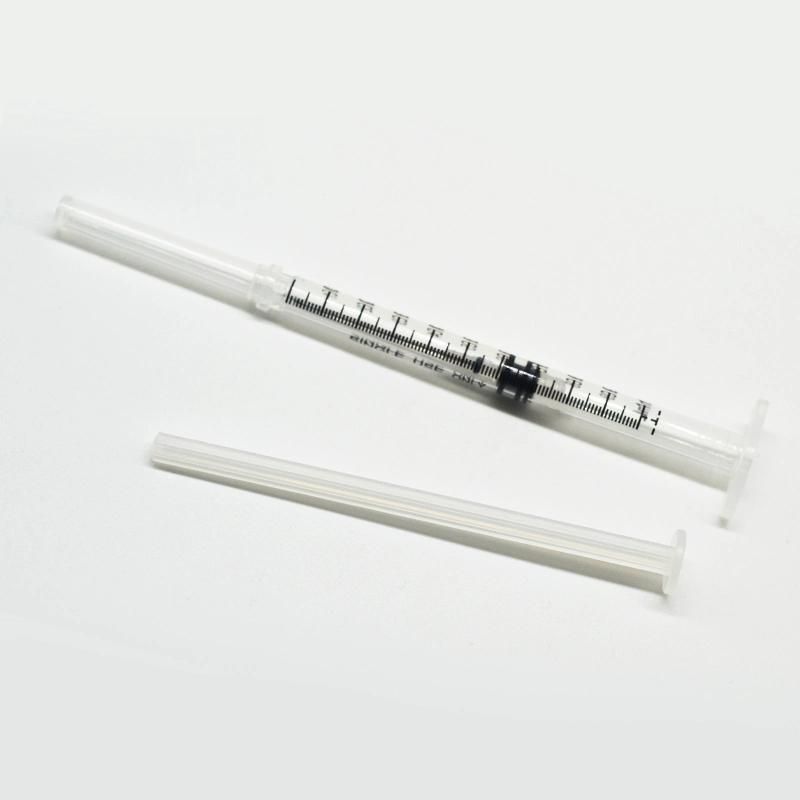 Medical Disposable Vaccine Ad Syringe 1ml Luer Slip