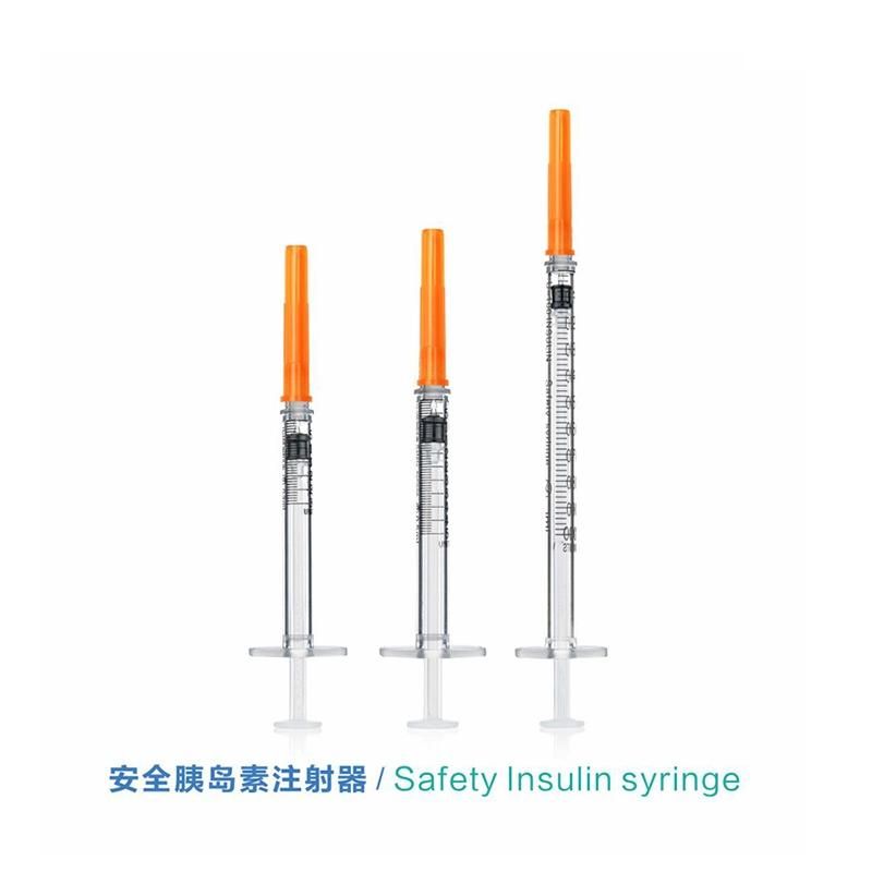 Safe Insulin Syringe 50units