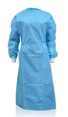 Disposable Protective 35GSM SMS Isolation Gown