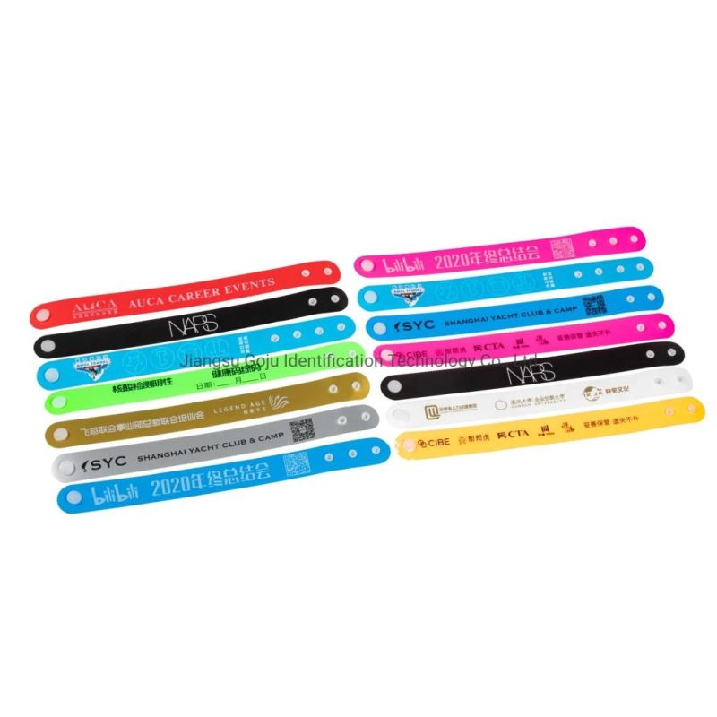 Wholesale Entertainment Customized Plastic Wristbands for Event