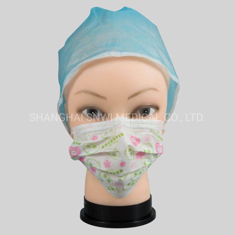 Disposable 3 Ply Nonwoven Civil Face Mask Protective Face Mask Fashion Medical Mask Meltblown Mask/Blue and White/Gauze Mask/Breathing Mask