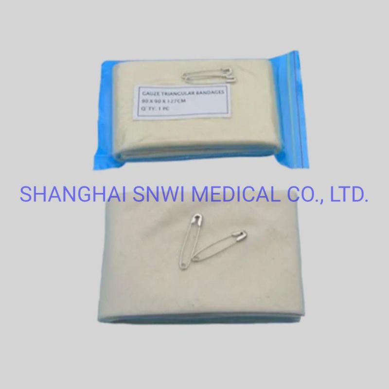 Disposable Medical Consumables First Aid Surgical Dressing Non Woven Triangular Bandage