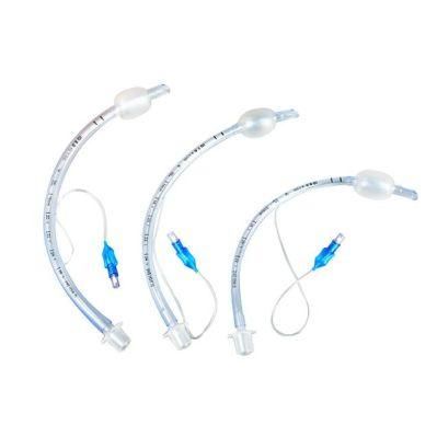 Single Use Medical Equipment PVC Reinforced Endotracheal Tube Size 2.5-10 mm