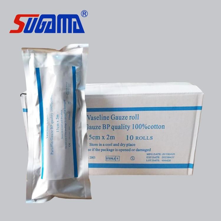 CE Approved Scratch and Wound Paraffin Gauze Dressing