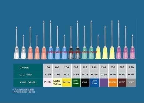 Disposable Sterile Hypodermic Needle 21_27g