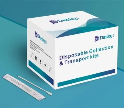 Disposable Collection &amp; Transport Kits Vtm &amp; Utm Viral Transport Media Test Swab Set Kit