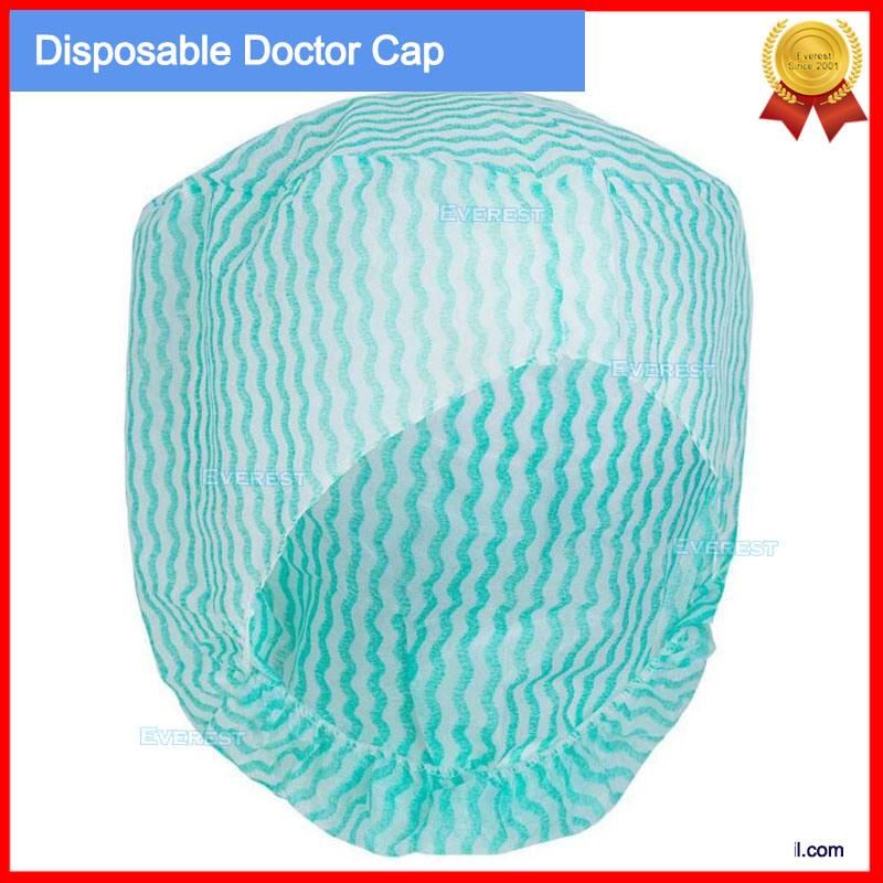 Disposable Non Woven Hair Net Mob Clip Caps Disposable Detectable Clip Cap Bouffant Cap