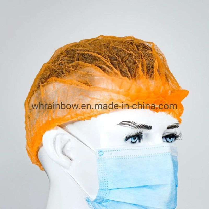 Disposable Plastic Strip/Clip/Bouffant/Mop/Nonwoven/PP Cap Shower/Bathing/Hotel Cap /Nurse/Doctor Cap /Medical/Surgical Cap with Elastic Polypropylene Fabric