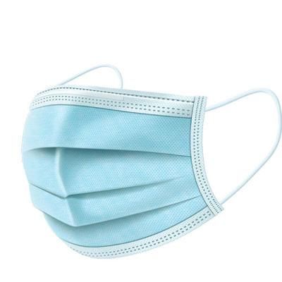 Wholesale FDA CE Approved 3 Ply Disposable Anti Virus Dust Non Woven Protective Safety Surgical Blue Face Mask