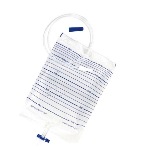 Medical Supply Urine Drainage Bag with T-Tap Outlet 2000ml