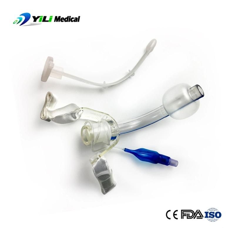 Professional Disposable Medical PVC Cuffed Tracheostomy Tube Medical Instrument