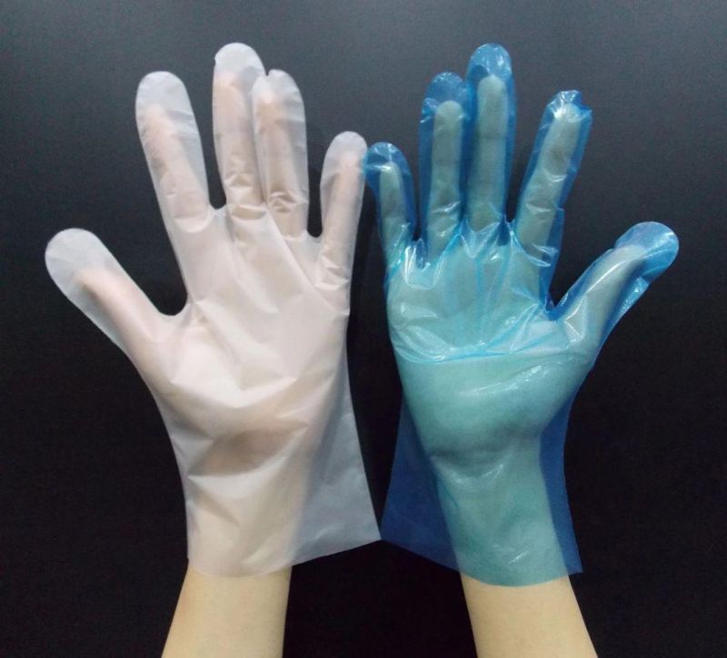 CPE/HDPE/LDPE/ TPE Elastic/PE Disposable Gloves for Medical Level