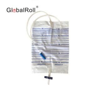 Sampling Port Hospital Urine Drainage Bag with T Valve