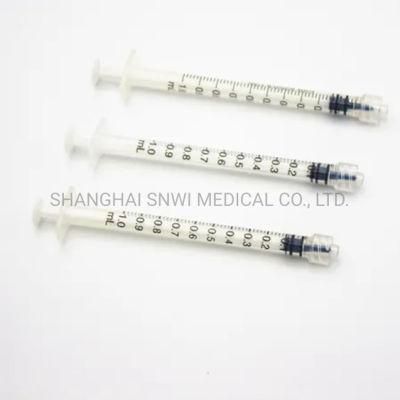 Insulin Syringe 100u and 50u for Medical Use with Good Quality and Lower Price Non-Sterile Medical