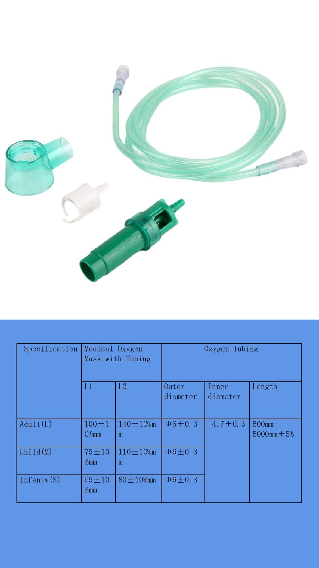 Adjustable Venturi Oxygen Mask with Tube (High Flow)