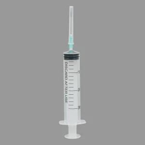 Wholesale 20ml Disposable Hospital Sterile Two Parts Plastic Injection Syringe