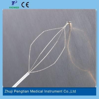 Single Use Stone Extraction Basket Diamond Shape with Ce Approval