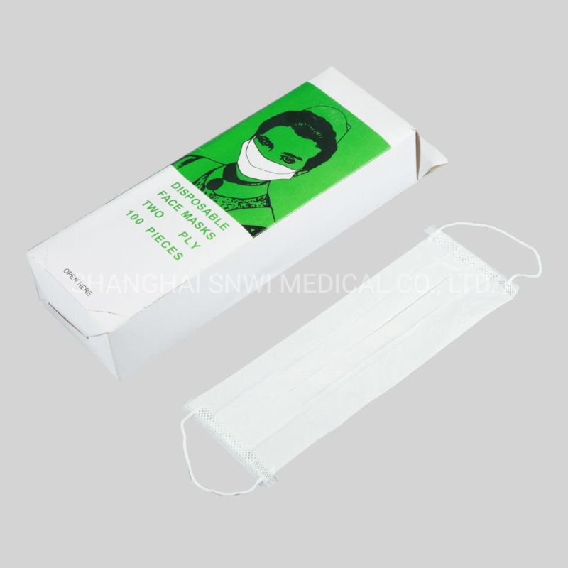 Medical Disposable Earloop Protective Face Mask Used in Hospital