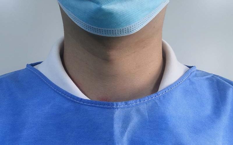 Level 2 3 SMS Medical Disposable Surgical Apron Operation Sterile Clothing PPE CPE Isolation Gown