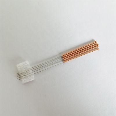 Tianxie Disposable Sterile Copper Wire Spiral Handle Acupuncture Needles with Loop with Aluminum Foil Packing