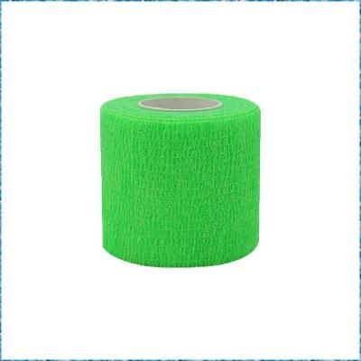 TUV Rheinland CE FDA Certified Free Samples Non-Woven Elastic Cohesive Bandage for Tesco Chain Stores