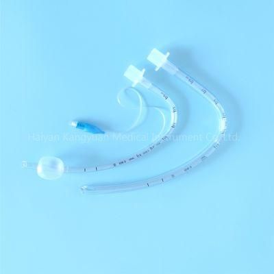 Cuffed or Uncuffed PVC Oral Preformed (RAE) Endotracheal Tube for Single Use