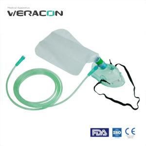 Medical Disposable Oxygen Mask with Non-Rebreathing Bag