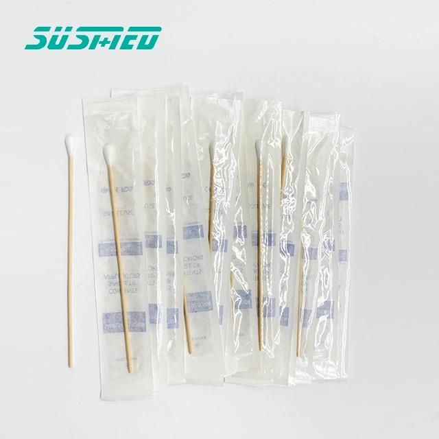 Long Handle Sterile Medical Bud Bamboo Swab Cotton Swab